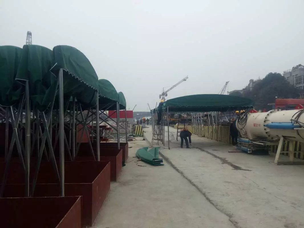 邱县邱县中铁二十一局工地移动施工棚